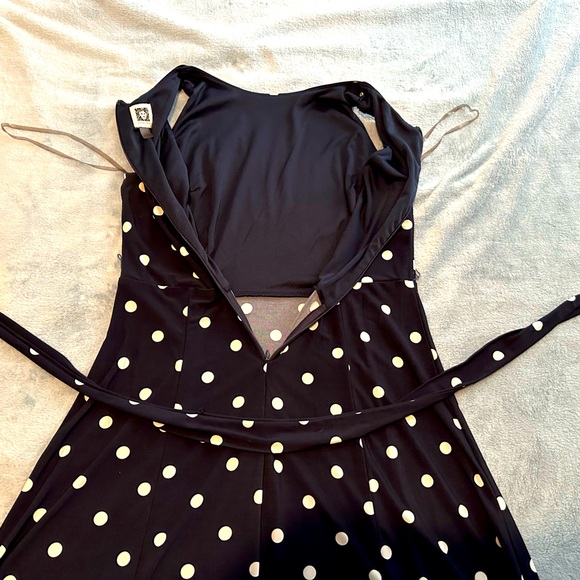 Pretty polkadot summer midi dress size 6 (M) - Picture 4 of 4